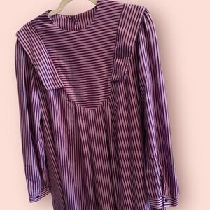 Great Times Vintage Striped Shirt Dress